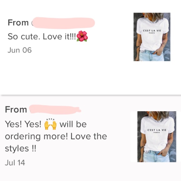 White Graphic French Text Print Tee Shirt Short Sleeve Crew Neck - Picture 7 of 17